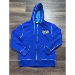 Disneyland 2020 Full Zip Jacket Blue Sweater Adult Size Medium